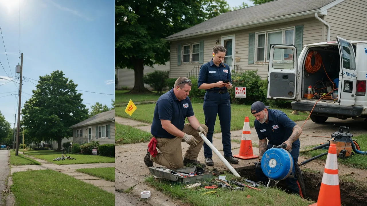 Sewer Line Repair in Oakwood, OK near me